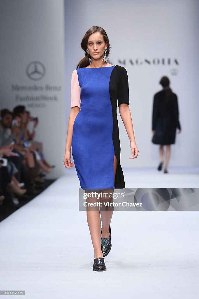 Pink Magnolia - Mercedes-Benz Fashion Week Mexico Autumn/Winter 2015