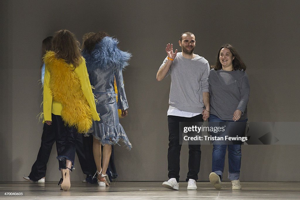 Marques'Almeida: Runway - London Fashion Week AW14