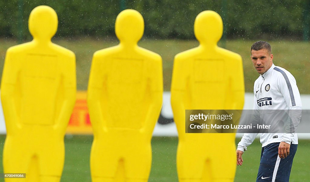 FC Internazionale Training Session And Press Conference