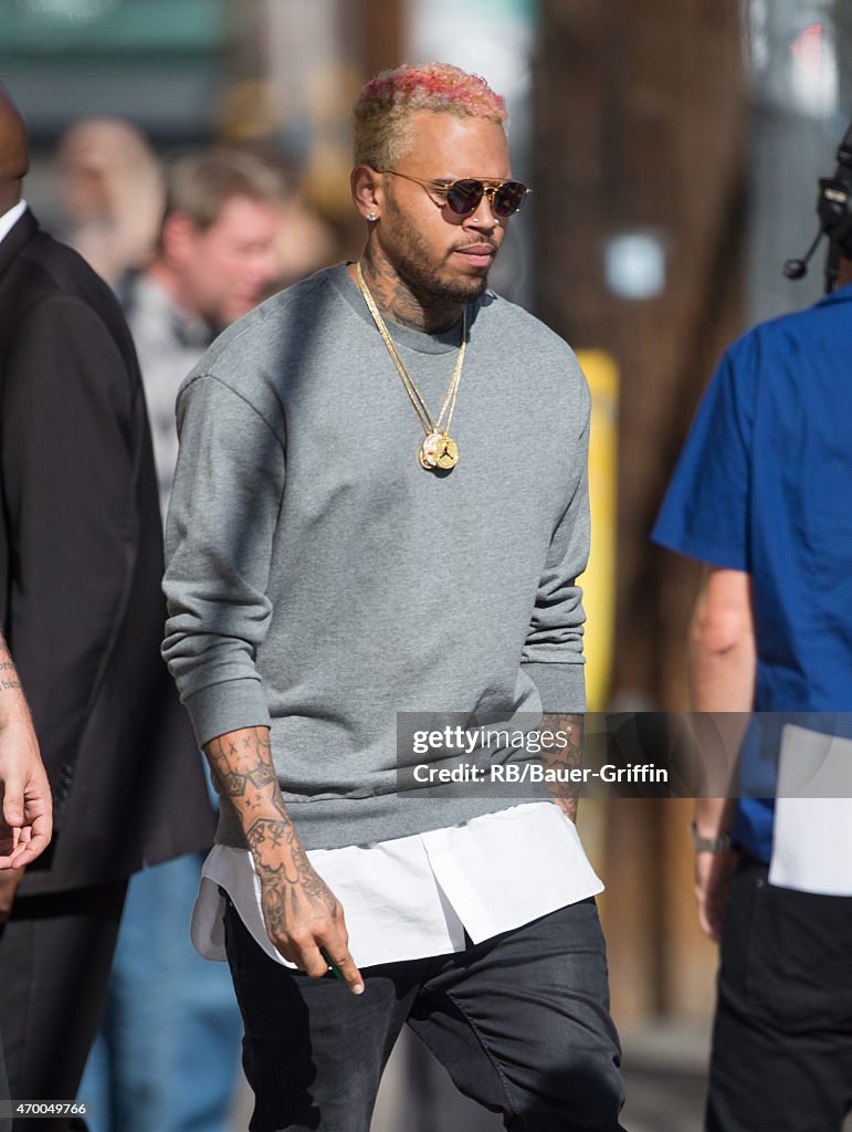 Celebrity Sightings In Los Angeles - April 16, 2015