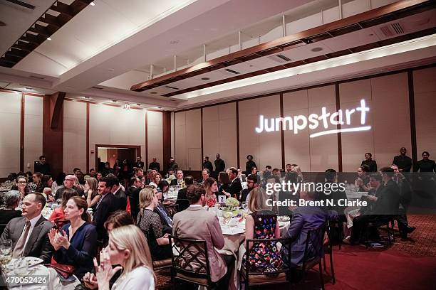 General view of the atmosphere during the Scribbles To Novels 10th Anniversary Gala held at Pier Sixty at Chelsea Piers on April 16, 2015 in New York...