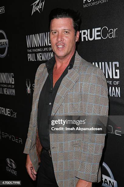 Actor Peter Dobson attends the charity screening of 'WINNING: The Racing Life Of Paul Newman' at the El Capitan Theatre on April 16, 2015 in...