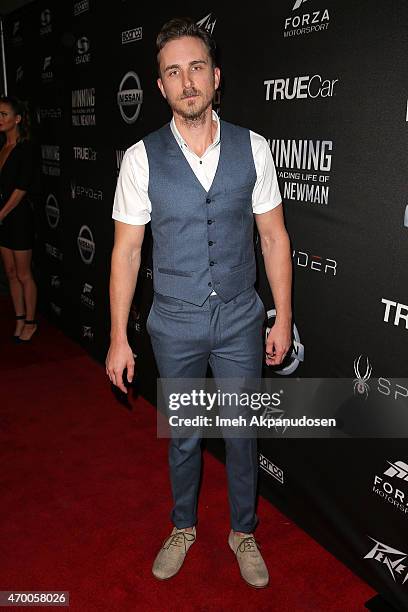 Jason Sullivan attends the charity screening of 'WINNING: The Racing Life Of Paul Newman' at the El Capitan Theatre on April 16, 2015 in Hollywood,...