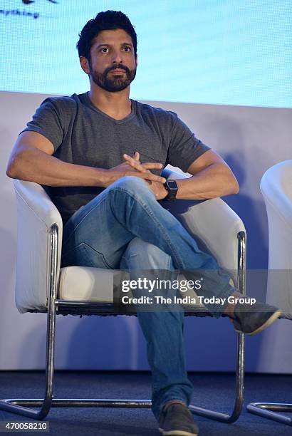 Farhan Akhtar at the launch of second season of trans-media serial Main Kuch Bhi Kar Sakti Hoon.