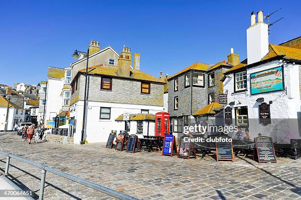 st. ives ciudad en cornwall, reino unido - st ives cornwall fotografías e imágenes de stock