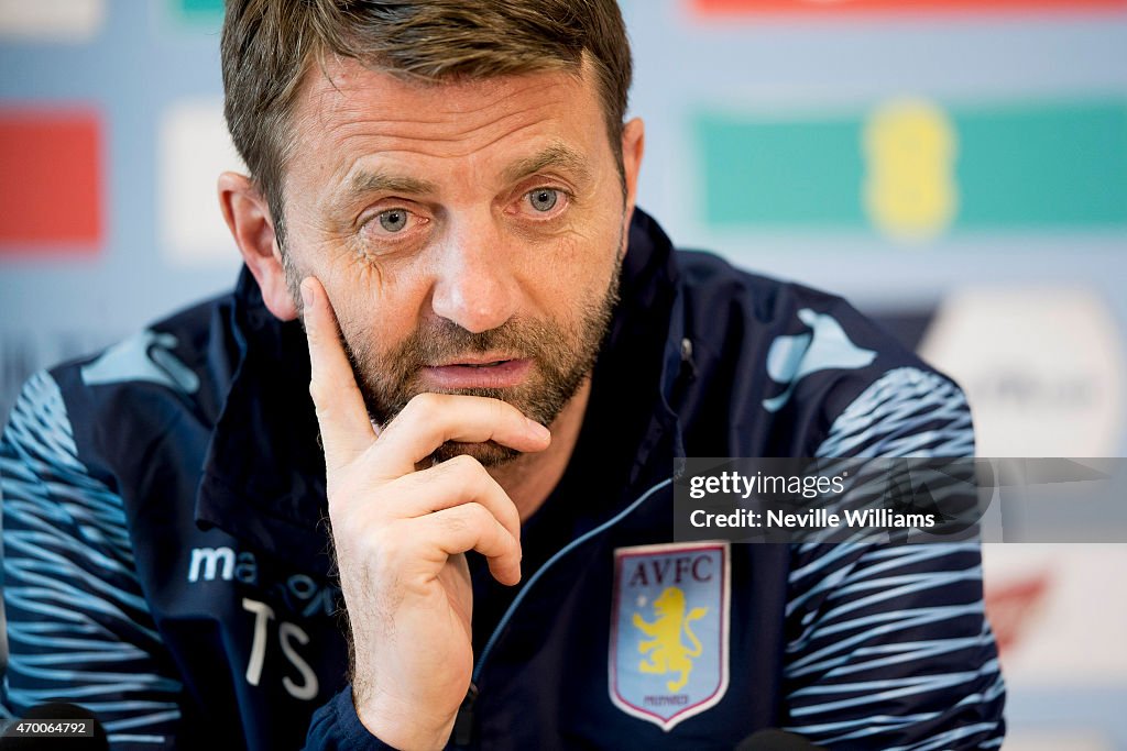 Aston Villa Training and Press Conference