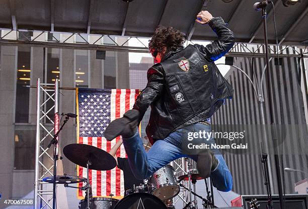 Singer Dave Bray of Madison Rising performs at the #DEFENDFREEDOM Concert at FOX Studios on April 17, 2015 in New York City.