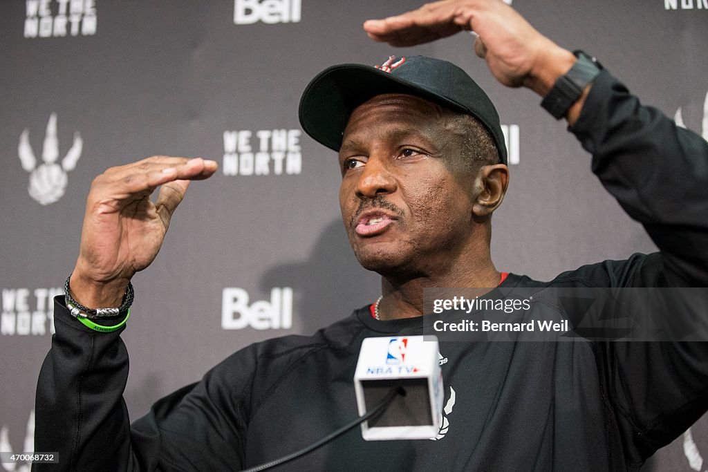Toronto Raptors Press Conference Before First Playoff Game