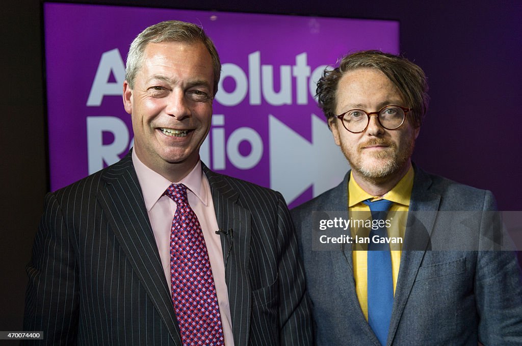 Nigel Farage Visits Bauer Radio