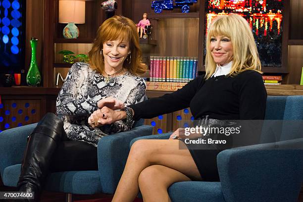 Pictured : Reba McEntire and Suzanne Somers --