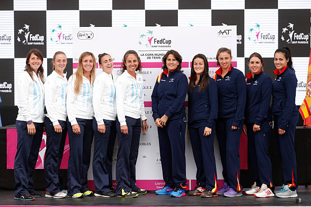 ARG: Official Draw: Argentina v Spain - Fed Cup
