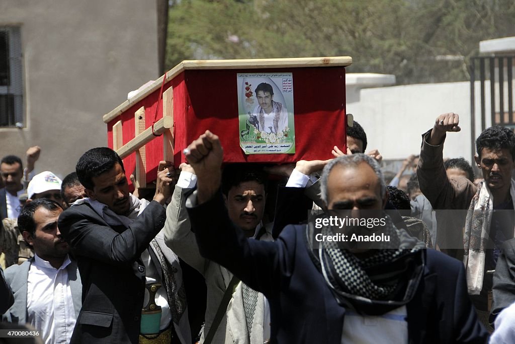Funeral ceremony of the Houthis in Yemen