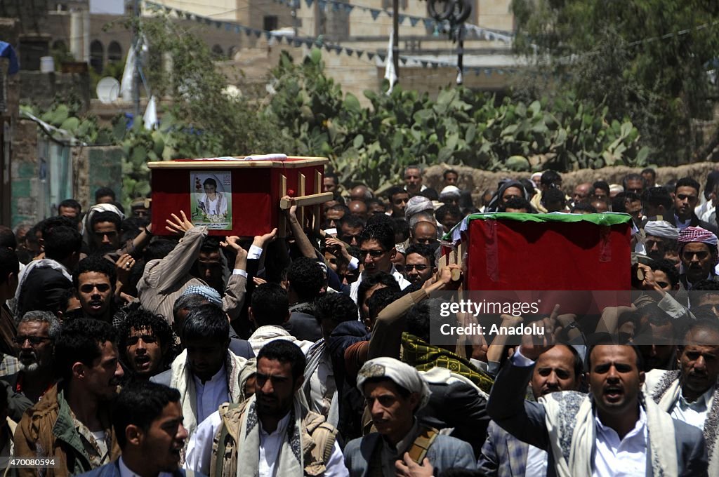 Funeral ceremony of the Houthis in Yemen