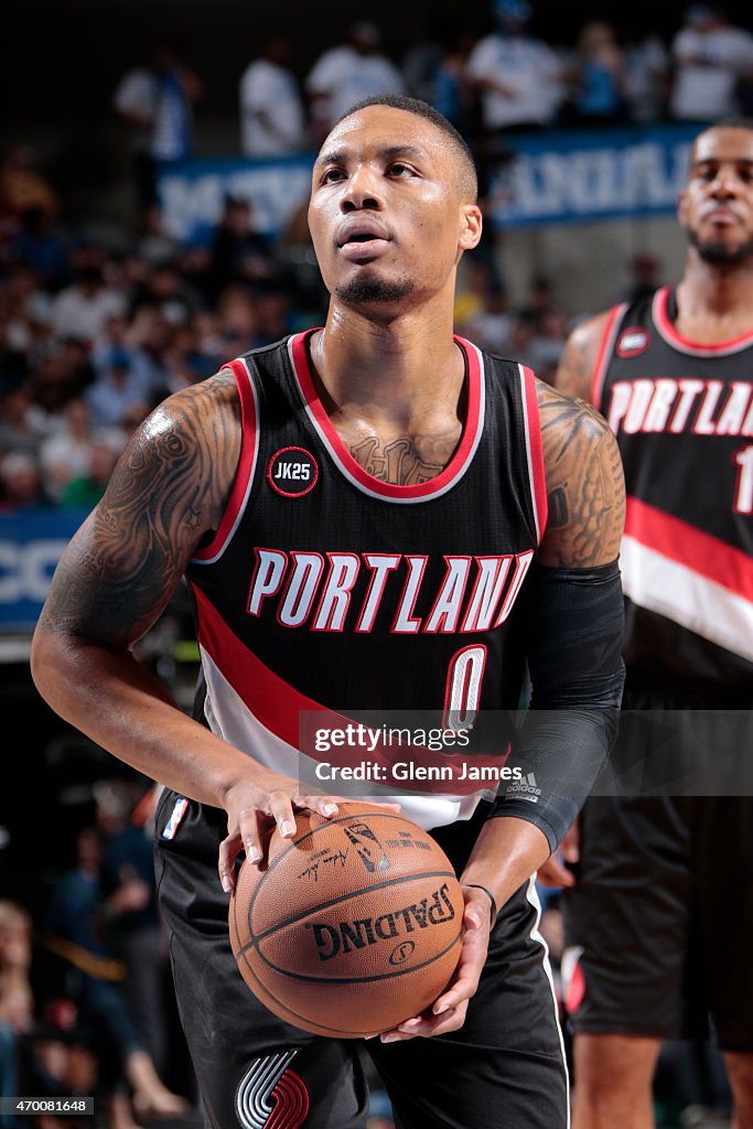 Portland Trailblazers v Dallas Mavericks