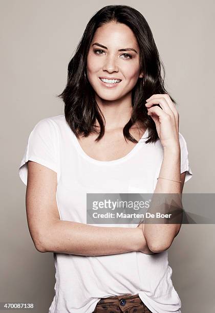 Actress Olivia Munn photographed for SAG Foundation on February 15, 2013 in Los Angeles, California. CREDIT MUST READ: Maarten de Boer/SAGF/Contour...