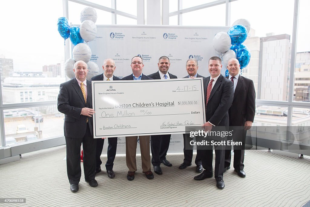 Boston Children's Hospital Celebrates New England Acura Dealers Partnership