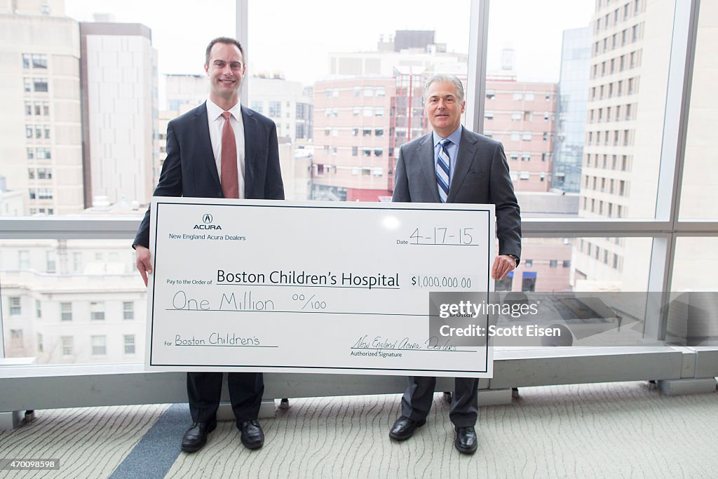 Boston Children's Hospital Celebrates New England Acura Dealers Partnership