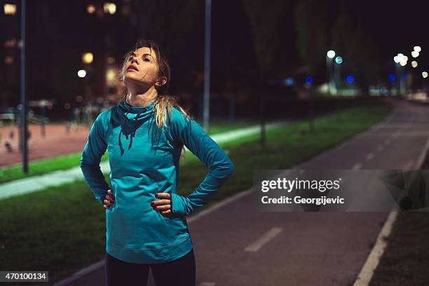 depois a execução - cansado imagens e fotografias de stock