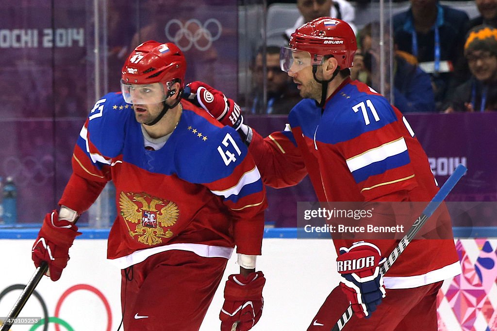 Ice Hockey - Winter Olympics Day 11 - Russia v Norway