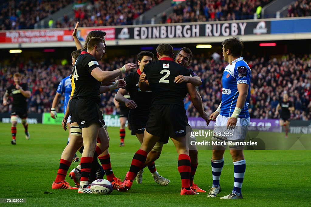 Edinburgh Rugby v Newport Gwent Dragons - European Rugby Challenge Cup: Semi Final