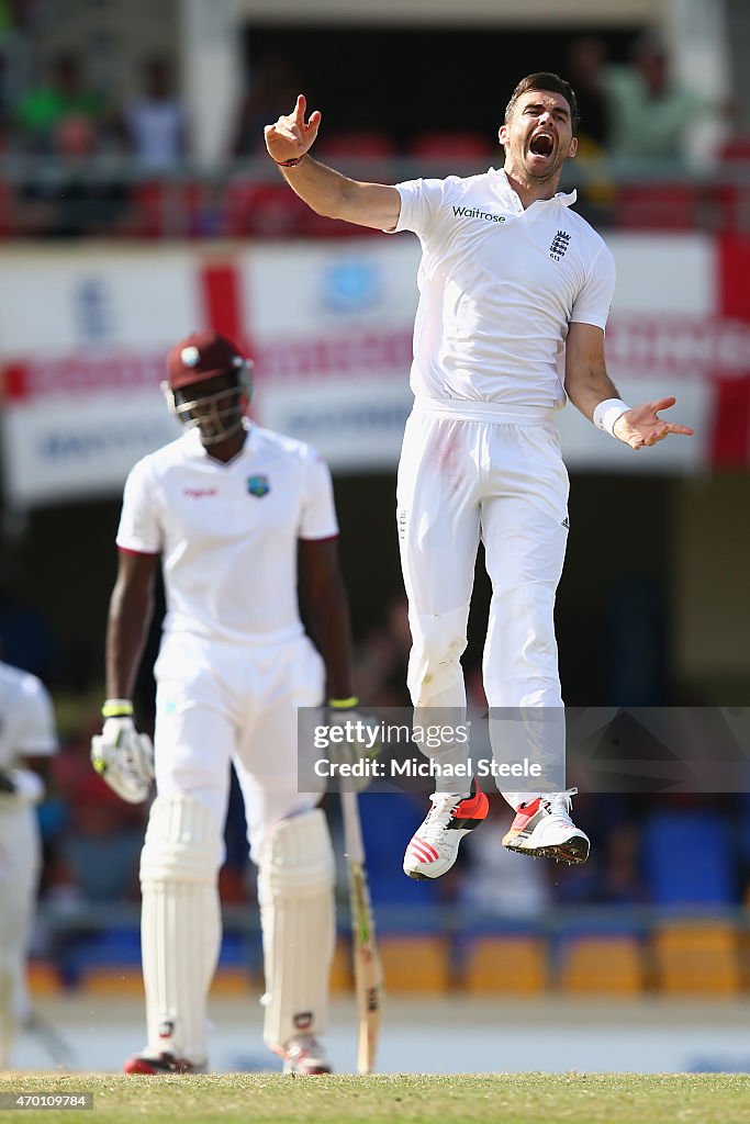 West Indies v England - 1st Test: Day Five