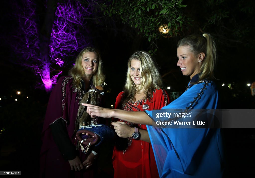 WTA Dubai Duty Free Tennis  Championship - Day Two