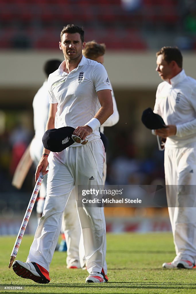 West Indies v England - 1st Test: Day Five