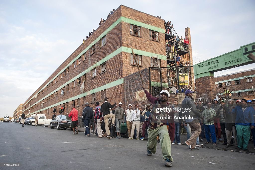 Violent demonstrations against immigrants in Johannesburg