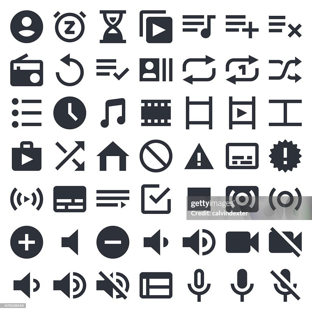 Visual Media icons set 2 | 49ers Series