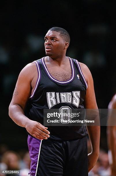 Oliver Miller of the Sacramento Kings during the game against the Houston Rockets on February 10, 1999 at Compaq Center in Houston, Texas.
