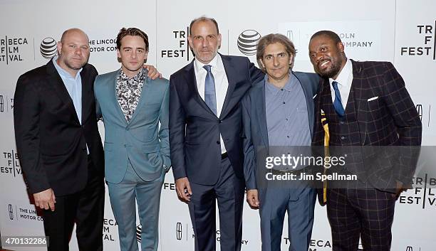 Domenick Lombardozzi , Vincent Piazza, Nick Sandow, Michael Imperioli, and Doug E. Doug attend the 2015 Tribeca Film Festival - World Premiere...