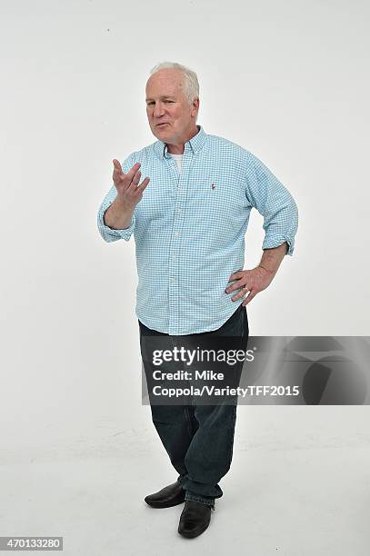 Bill Corbett from "RiffTrax Live: The Room" appears at the 2015 Tribeca Film Festival Getty Images Studio on April 16, 2015 in New York City.