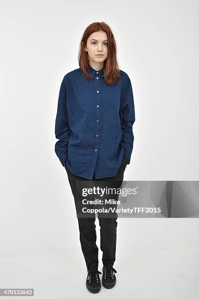 Hannah Murray from "Bridgend" appears at the 2015 Tribeca Film Festival Getty Images Studio on April 16, 2015 in New York City.