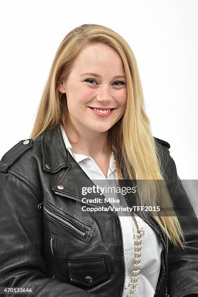 Pamela Romanowsky from "Adderall Diaries" appears at the 2015 Tribeca Film Festival Getty Images Studio on April 16, 2015 in New York City.