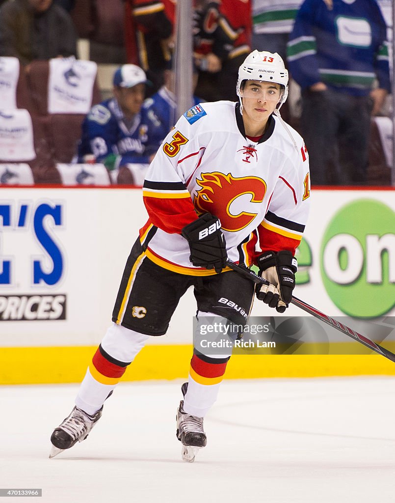 Calgary Flames v Vancouver Canucks - Game One