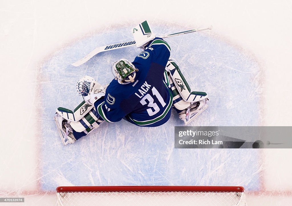 Calgary Flames v Vancouver Canucks - Game One