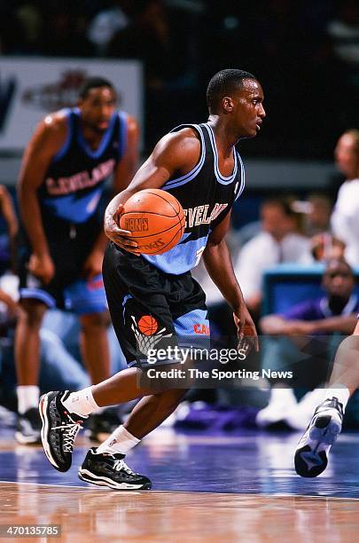 Brevin Knight of the Cleveland Cavaliers during the game against the Charlotte Hornets on February 8, 1999 at Charlotte Coliseum in Charlotte, North...