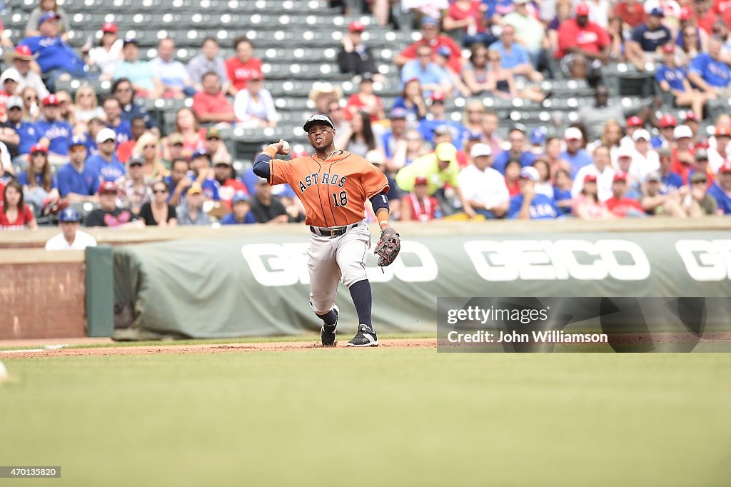 Houston Astros v Texas Rangers