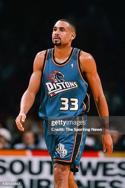 Grant Hill of the Detroit Pistons during the game against the