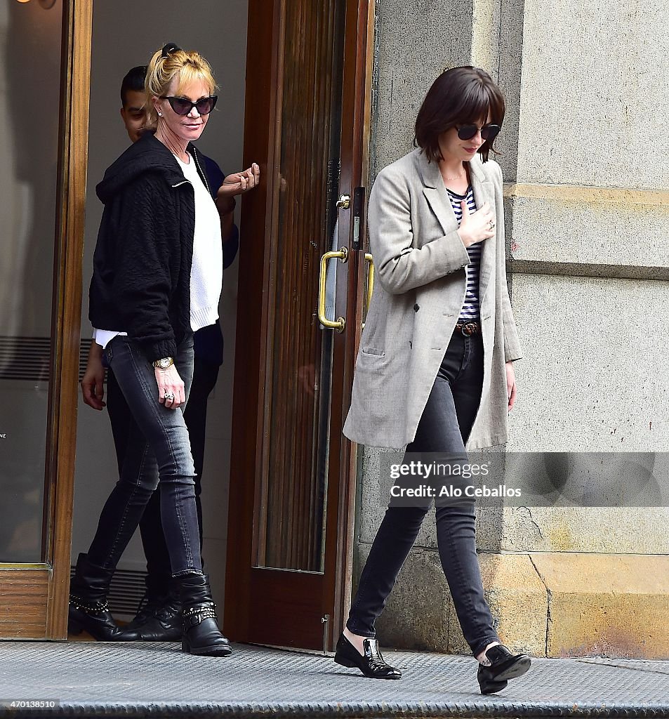 Celebrity Sightings In New York City - April 17, 2015