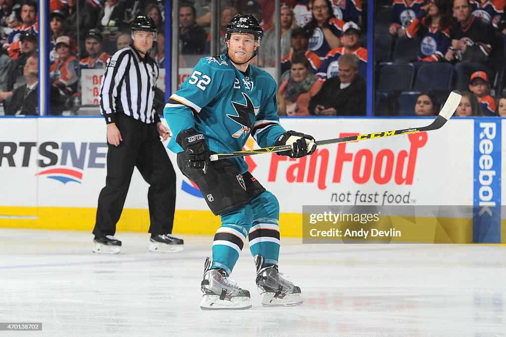 San Jose Sharks v Edmonton Oilers