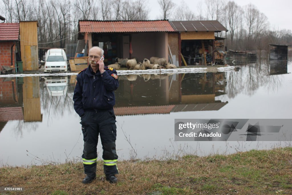 Flood disaster in Croatia