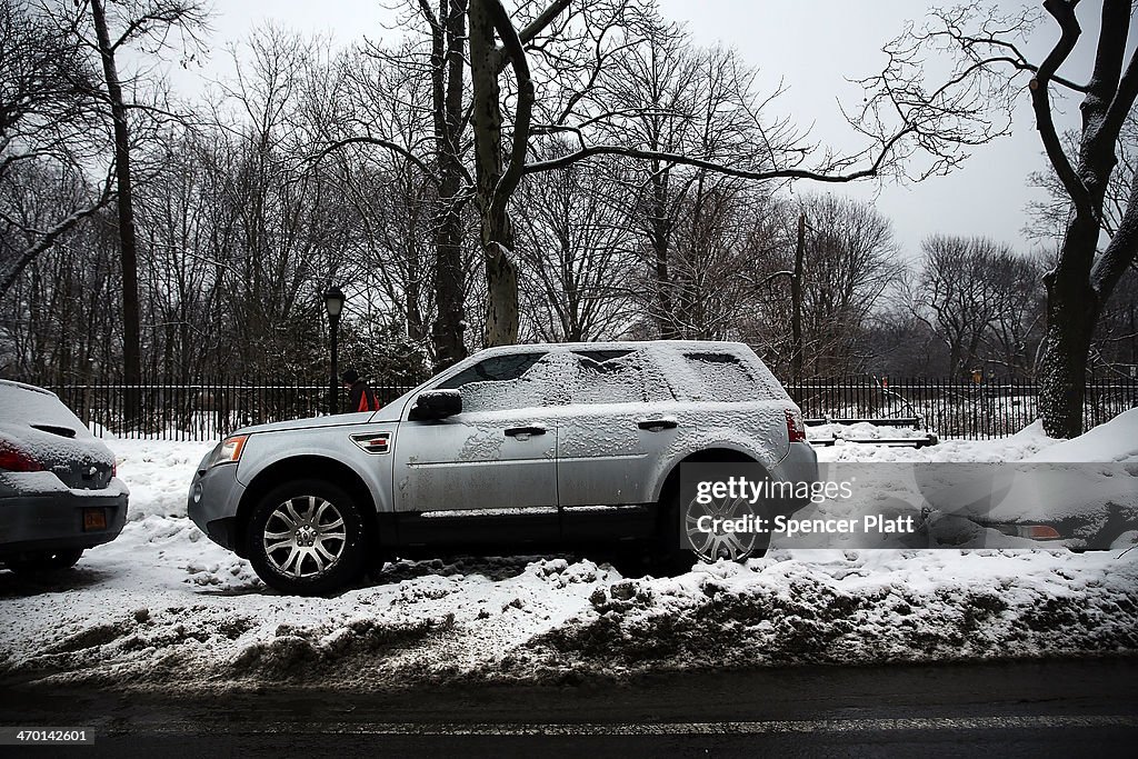 New York City Hit With More Snow