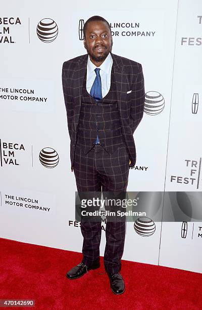 Actor Doug E. Doug attends the 2015 Tribeca Film Festival - World Premiere Narrative: "The Wannabe" at BMCC Tribeca PAC on April 17, 2015 in New York...