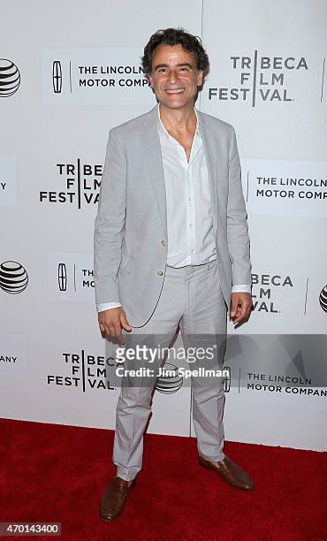 Actor Vincenzo Amato attends the 2015 Tribeca Film Festival - World Premiere Narrative: "The Wannabe" at BMCC Tribeca PAC on April 17, 2015 in New...
