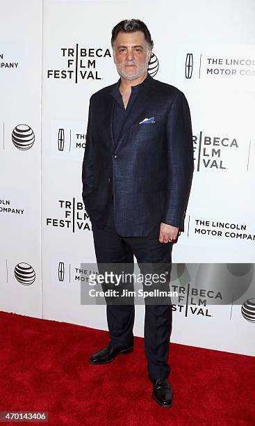 Actor Joseph Siravo attends the 2015 Tribeca Film Festival - World Premiere Narrative: "The Wannabe" at BMCC Tribeca PAC on April 17, 2015 in New...