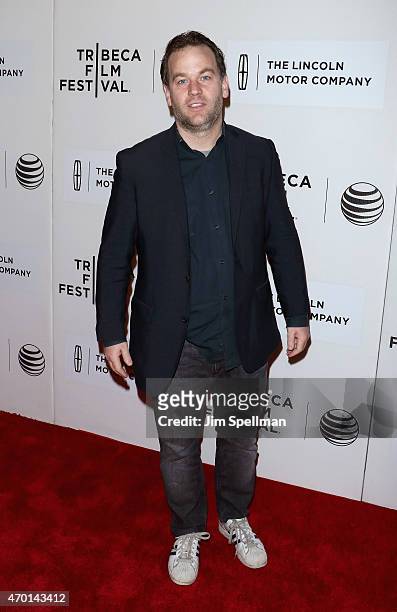 Comedian Mike Birbiglia attends the 2015 Tribeca Film Festival - World Premiere Narrative: "The Wannabe" at BMCC Tribeca PAC on April 17, 2015 in New...