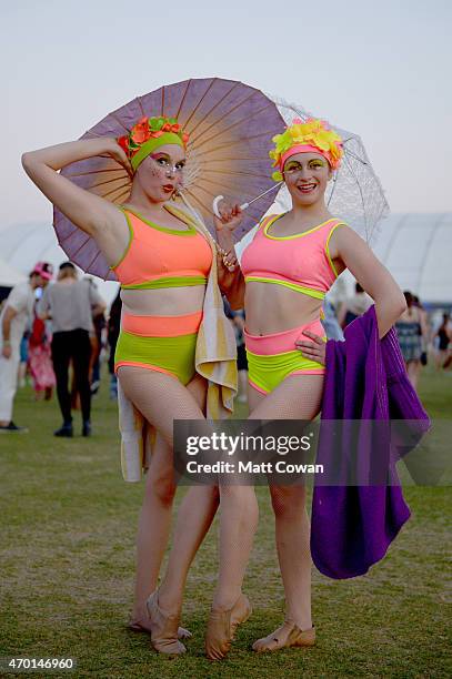 Music fans attend day 1 of the 2015 Coachella Valley Music And Arts Festival at The Empire Polo Club on April 17, 2015 in Indio, California.