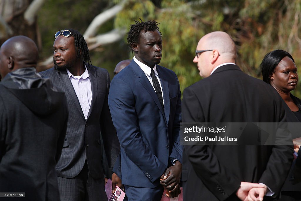 Funeral For Three Young Manyang Children Held At St Andrews Catholic Church