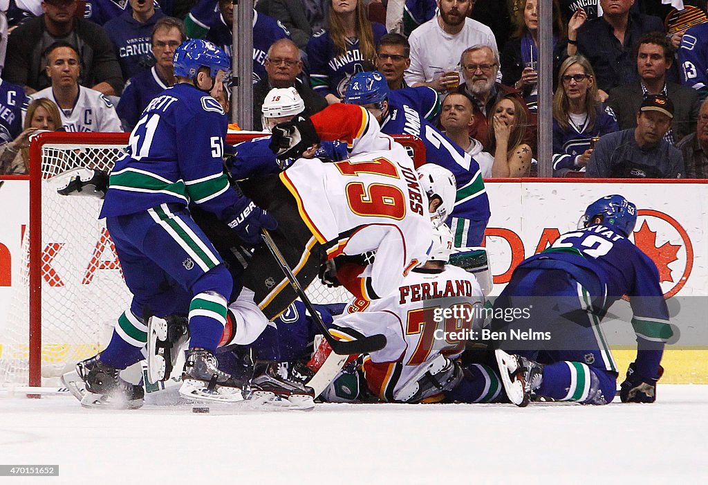 Calgary Flames v Vancouver Canucks - Game Two